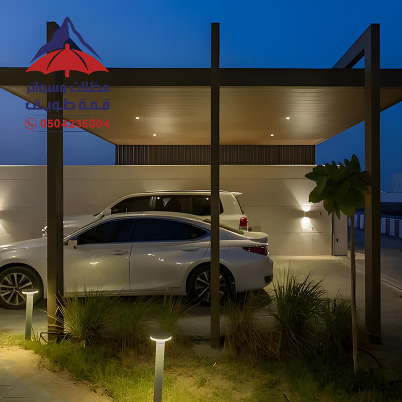 مظلات سيارات كلادينج للفلل