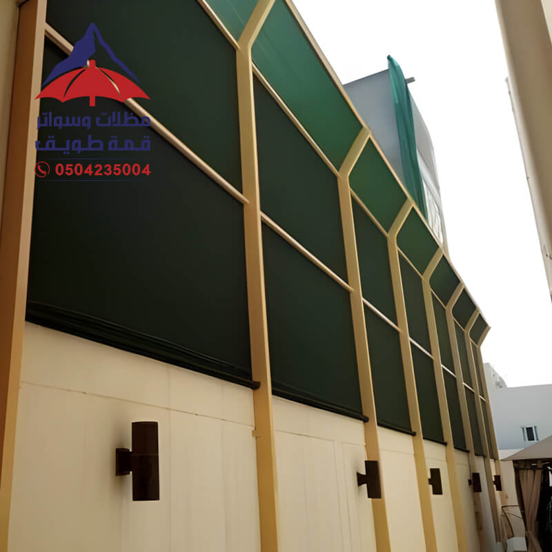 سواتر قماش الرياض مظلات وسواتر قمة طويق