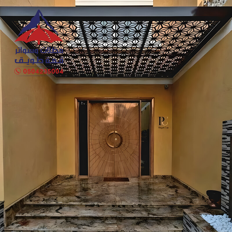 مظلات قص ليزر الرياض قمة طويق للمظلات والسواتر