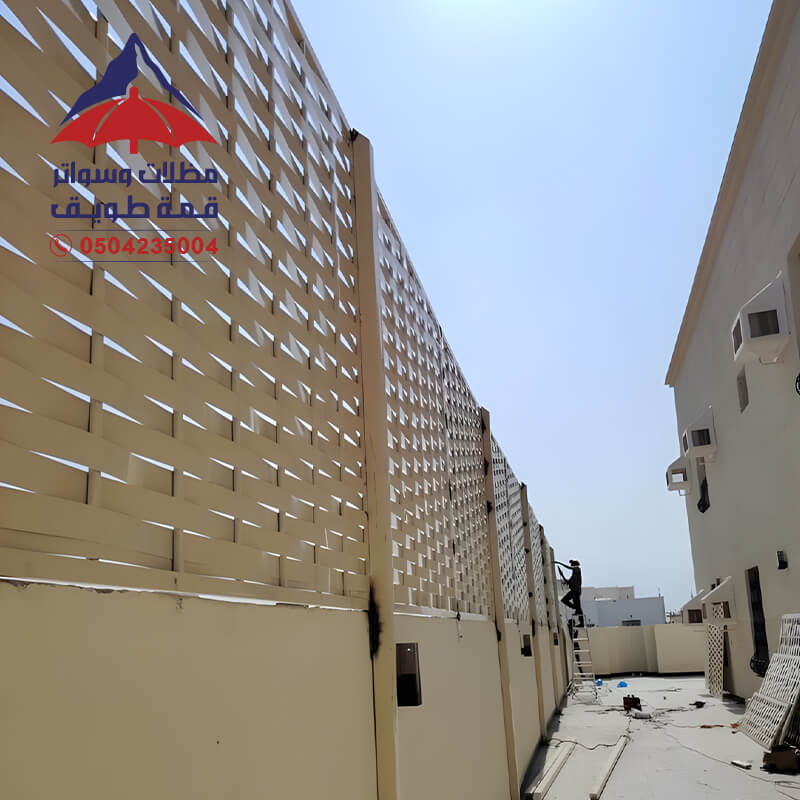 سواتر أحواش تركيب مظلات وسواتر قمة طويق