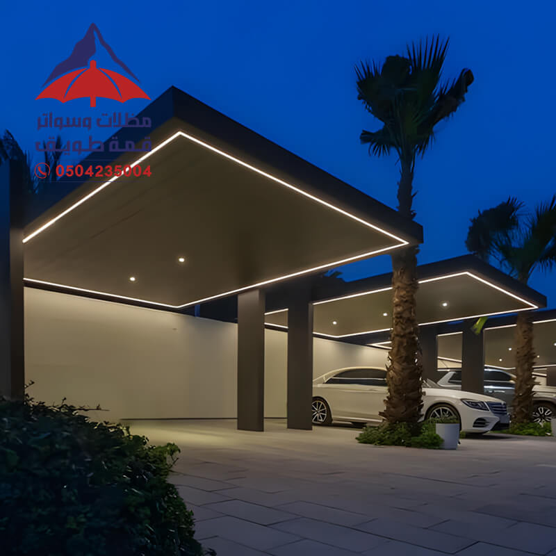 مظلات سيارات للقصور